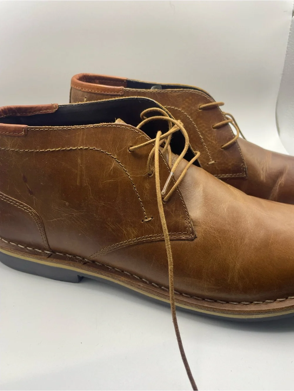 Steve Madden‎ Brown Leather Chukka Boots